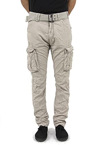 Schott Nyc TRRANGER70 Pantalon, Gris (Ciment Ciment), W38/L32 (Taille Fabricant:38) Homme von Schott NYC