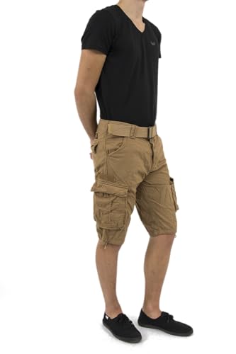 Schott Nyc Herren Trranger30 Badeshorts, Beige (Beige Beige), W34 (Herstellergröße: 34) von Schott NYC