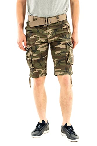 Schott Nyc Herren Trranger30 Badeshorts, Mehrfarbig (Camo Kaki Camo Kaki), W32 (Herstellergröße: 32) von Schott NYC