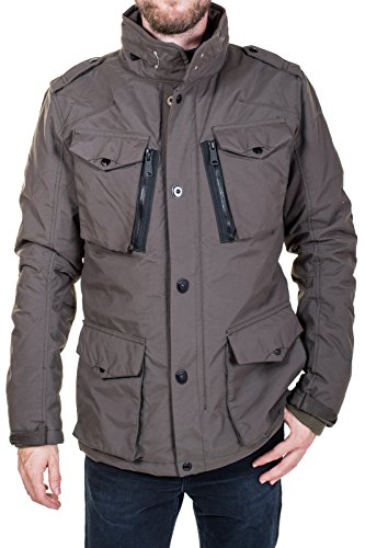 Schott NYC Herren Field Jacke, Grün (Khaki), 52/54 (L) von Schott NYC