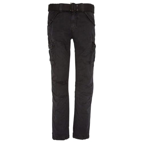 Schott Nyc Homme Trbatle70Pkr Pants, Noir, 32 von Schott NYC