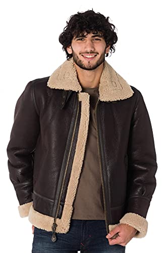 Schott Herren LC1259 Jacke, Braun (Cordovan 81), Small von Schott NYC