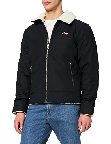 SCHOTT Herren Okla Jacke, Blau (Navy Navy), Large von Schott NYC