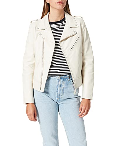 Schott NYC Damen Jacke Perfecto Biker Jacket Without Belt, Elfenbein - Gebrochenes WeiÃY, M von Schott NYC