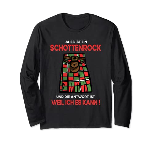 Lustiges Schotten Kostüm Männer Kilt Schottenrock Herren Langarmshirt Lustiges Schotten Kostüm Männer Kilt Schottenrock Herren Langarmshirt von Schottland Geschenke Flagge
