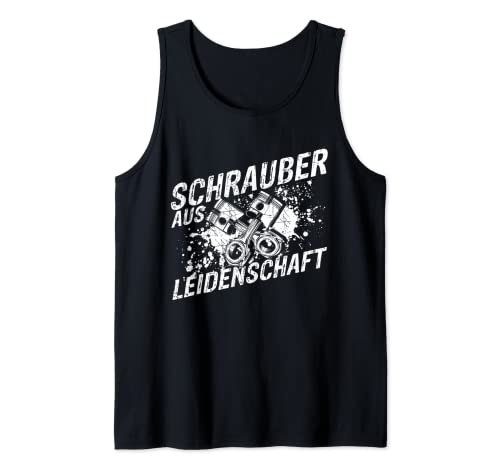 Herren Garage Auto Tuning Geschenk für Schrauber Mechaniker Tank Top Herren Garage Auto Tuning Geschenk für Schrauber Mechaniker Tank Top von Schrauber Mechaniker KFZ Werkstatt Bekleidung