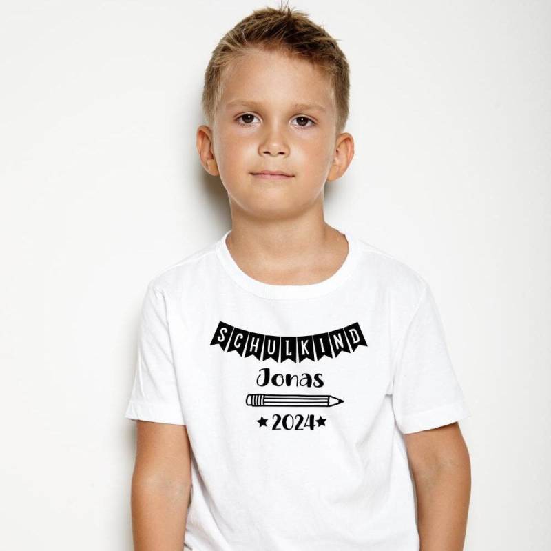 T-Shirt Stift Schulkind 2024 Mit Namen Geschenk Einschulung Erstklässler Schulstart T-Shirt Stift Schulkind 2024 Mit Namen Geschenk Einschulung Erstklässler Schulstart von Schriftzauber