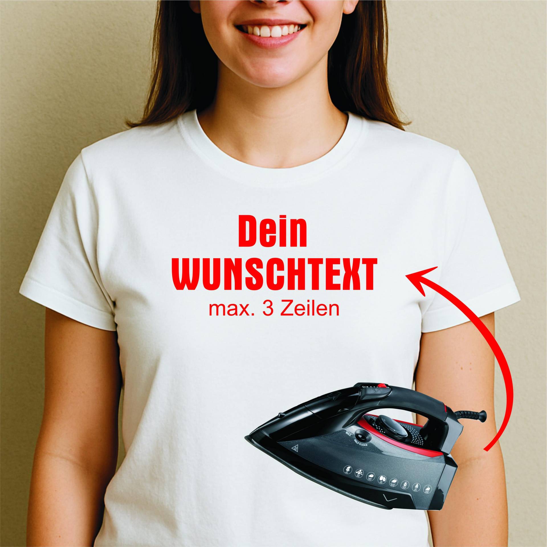 Wunschtext Bügelbilder Flexfolie Verein Shirt Name Bügeltext Textilveredelung Schriftzug Textilien Hochzeit Bügel-Aufkleber Namensaufkleber von Schriftzuege24DE
