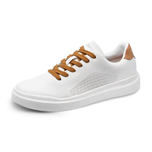 Schu'zz - Citiz – Herren-Sneaker – Memory-Sohle, lässiger Look, wasserabweisend – Freizeit oder Arbeit, Camelweiß-Gr: 41 von Schu'zz