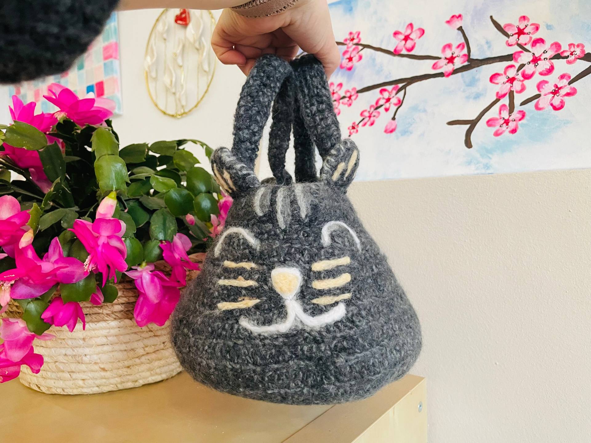 Katzen Handtasche Katzen Handtasche von SchubladenWerkstatt