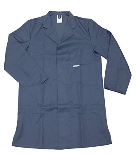 Schuerzenfabrik Herren Berufsmantel Arbeitskittel Kittel Mantel 3/4 lang Baumwolle/Polyester, Farbe:Dessin 6, Größe:106 von Schuerzenfabrik