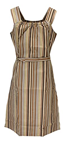 Sommerkleid Kleid Hauskleid Gartenkleid Strandkleid Baumwolle, Größe:44, Design:Design 1 von Schuerzenfabrik