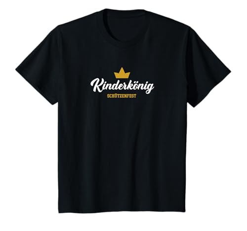 Kinderkönig Schützenfest Kleidung Kinder Schießsport Schütze T-Shirt von Schützenkönig Geschenke Geschenkidee Bogenschießen