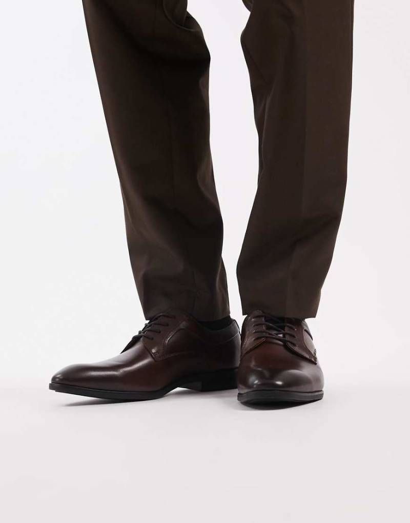 Schuh - Rail - Schnürschuhe aus Leder in Braun von Schuh