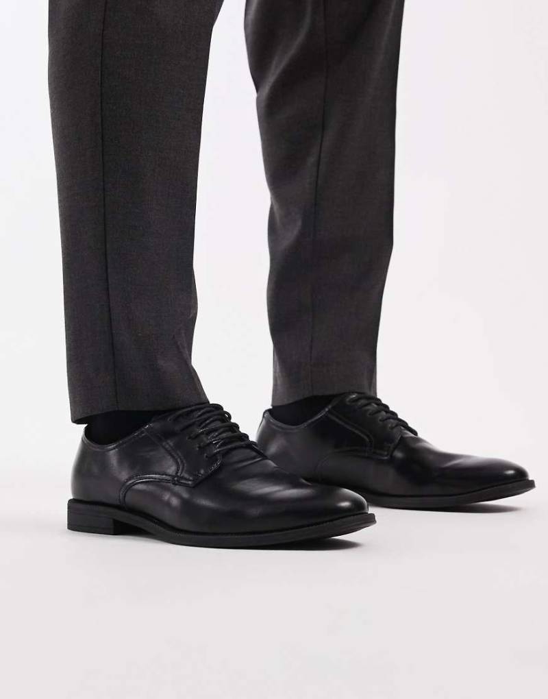 schuh - Rail - Schnürschuhe aus Leder in Schwarz von Schuh