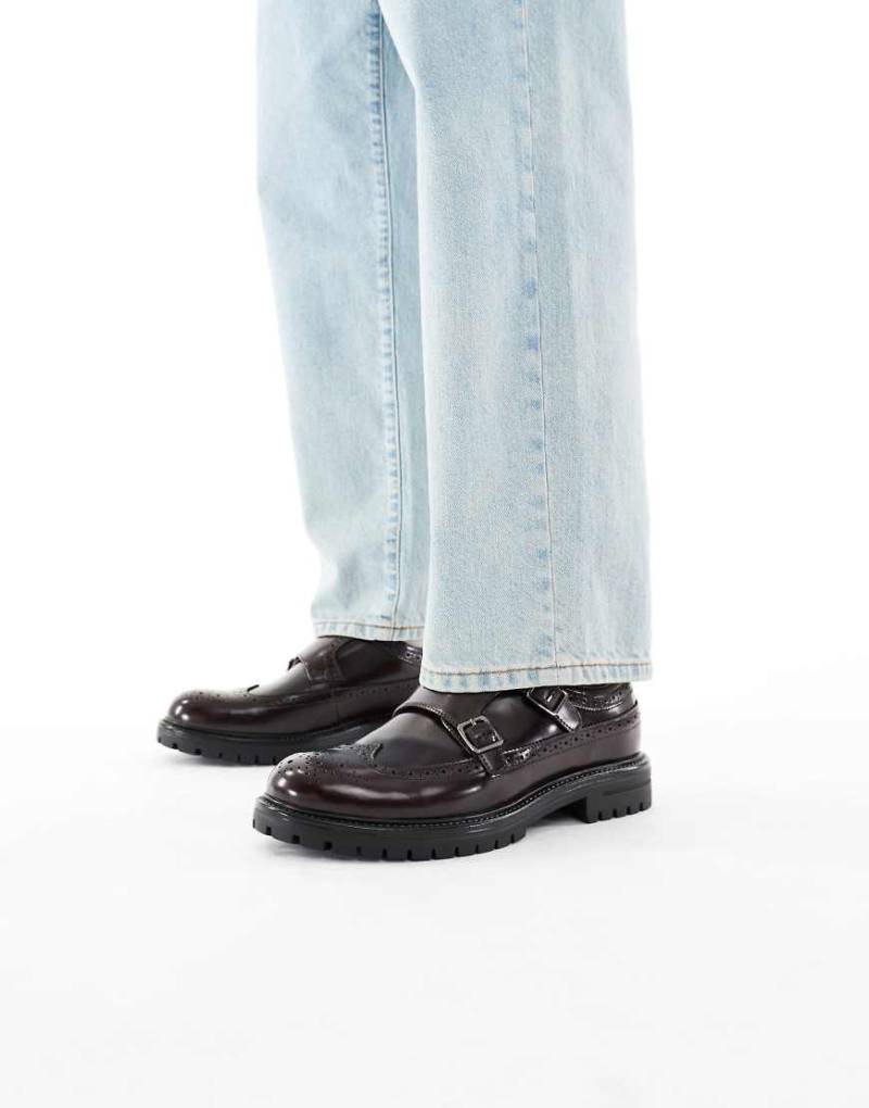 schuh - Rumour - Budapester aus poliertem Leder in Burgunderrot von Schuh