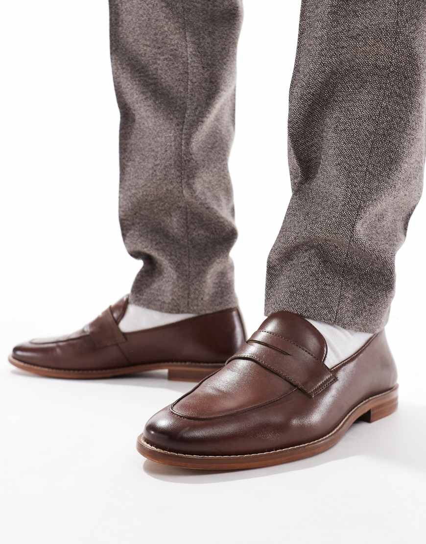 schuh - Rune - Loafer aus Leder in Braun von Schuh