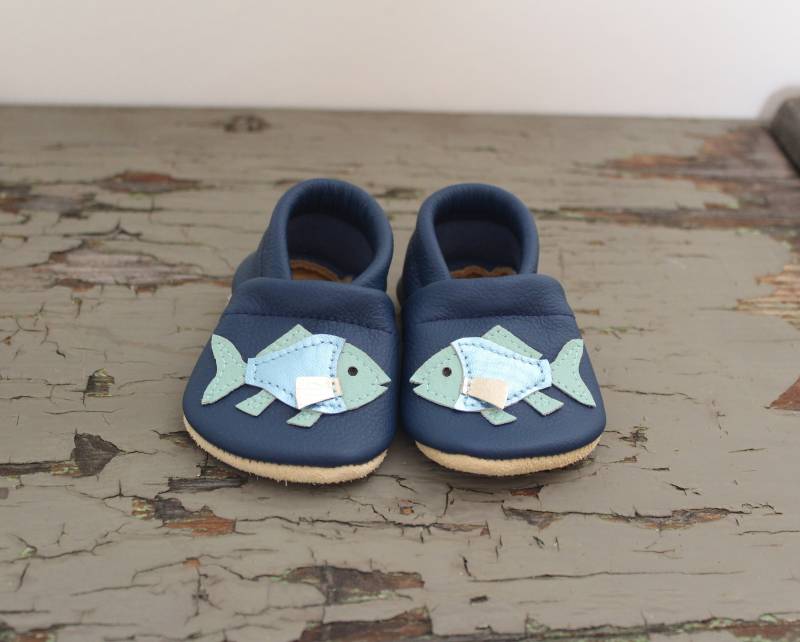 Lauflernschuhe, Lederpuschen, Babyschuhe von SchuhbiduShop