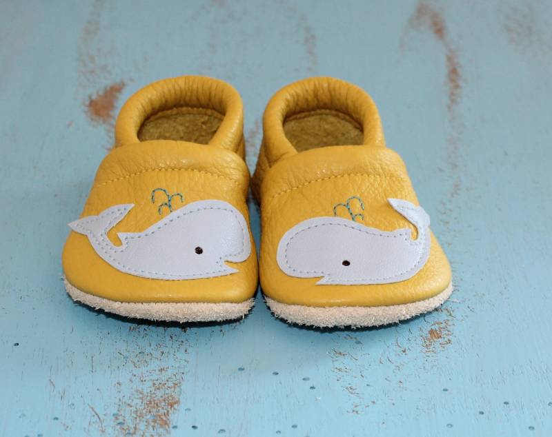 Lauflernschuhe, Lederpuschen, Babyschuhe von SchuhbiduShop