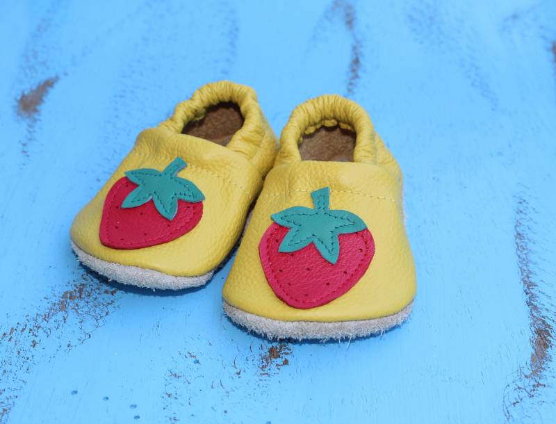 Lauflernschuhe, Lederpuschen, Babyschuhe von SchuhbiduShop