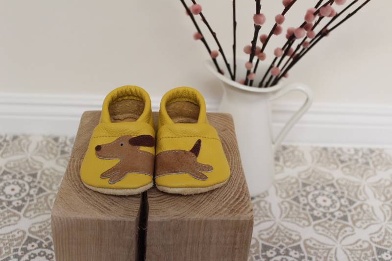 Lauflernschuhe, Lederpuschen, Babyschuhe von SchuhbiduShop