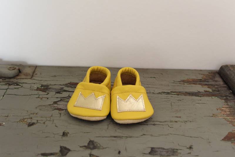 Lauflernschuhe, Lederpuschen, Babyschuhe von SchuhbiduShop