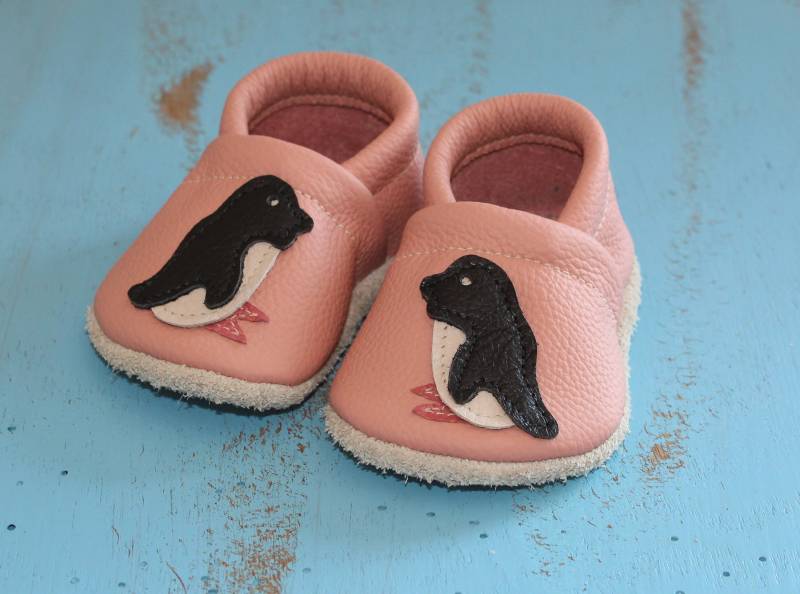 Lauflernschuhe, Lederpuschen, Babyschuhe von SchuhbiduShop