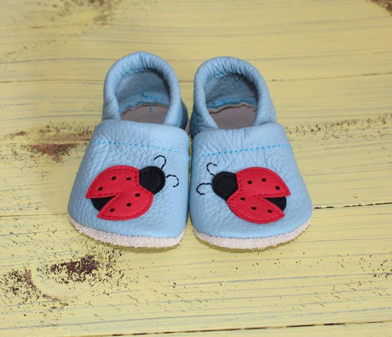 Lauflernschuhe, Lederpuschen, Babyschuhe von SchuhbiduShop