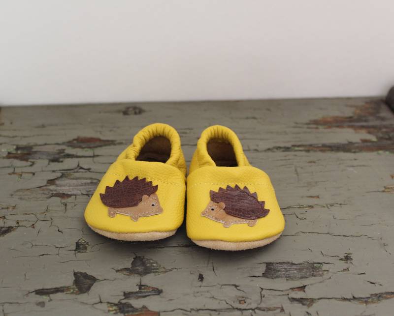 Lauflernschuhe, Lederpuschen, Babyschuhe von SchuhbiduShop