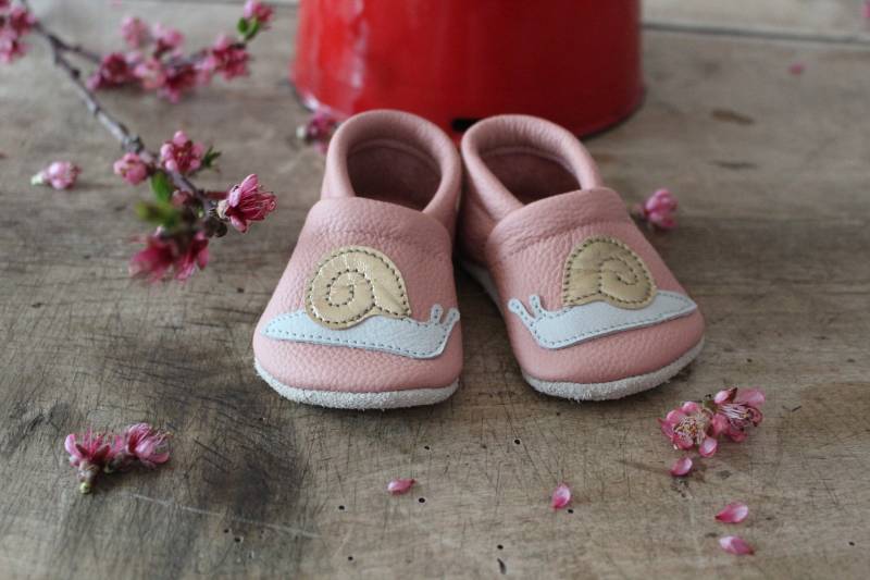 Lauflernschuhe, Lederpuschen, Babyschuhe von SchuhbiduShop