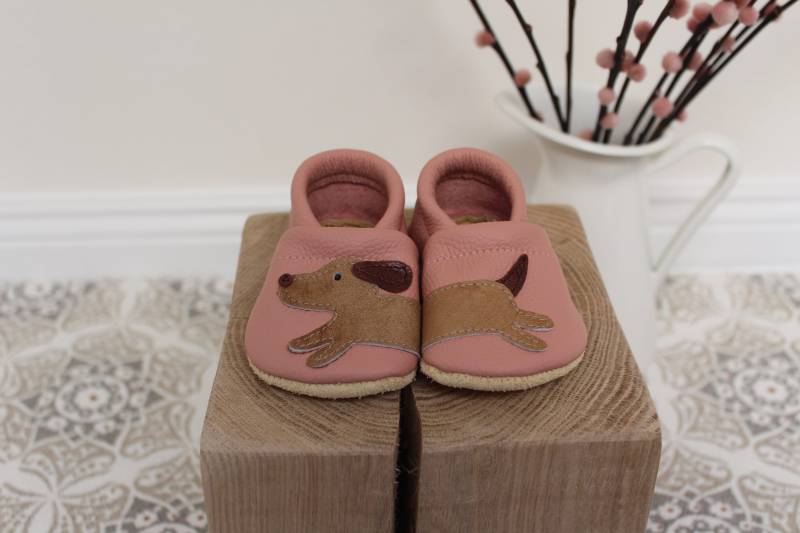 Lauflernschuhe, Lederpuschen, Babyschuhe von SchuhbiduShop