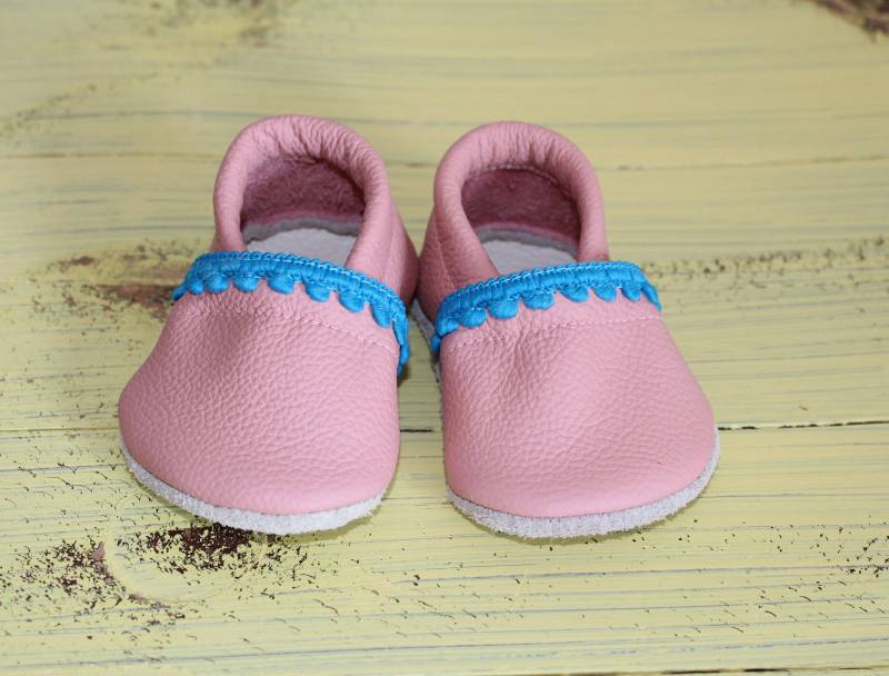 Lauflernschuhe, Lederpuschen, Babyschuhe von SchuhbiduShop
