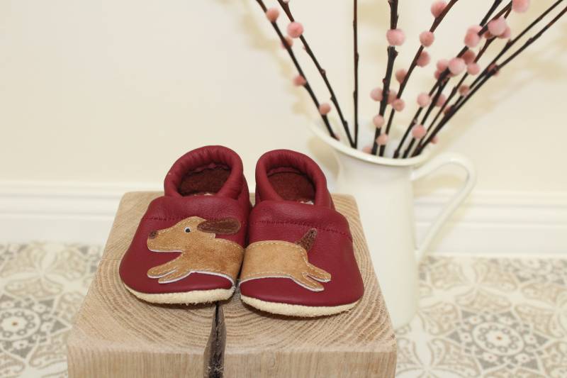 Lauflernschuhe, Lederpuschen, Babyschuhe von SchuhbiduShop