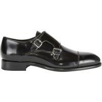 Schuhe & Handwerk Doppel-Monks aus poliertem Glattleder in 43 von Schuhe & Handwerk