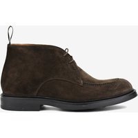 Schuhe & Handwerk Handgefertigte Dessertboots Lucifer aus weichem Rauleder in 47 von Schuhe & Handwerk