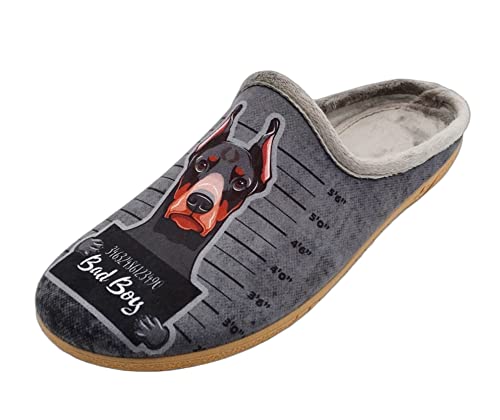 Schuhkönig ALBEROLA HAUSSCHUH/PANTOFFEL HELLE SOHLE AC9652A DOBERMANN BAD BOY (eu_footwear_size_system, adult, men, numeric, medium, numeric_43) von Schuhkönig