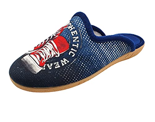 Schuhkönig ALBEROLA Hausschuh/Pantoffel HELLE Sohle AC9640A Chucks - Sportschuhe (eu_footwear_size_system, adult, men, numeric, medium, numeric_44) von Schuhkönig