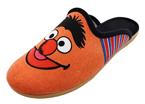 Schuhkönig HAUSSCHUH/PANTOFFEL HELLE SOHLE AC9747A COMIC-DRUCK (eu_footwear_size_system, adult, men, numeric, medium, numeric_43) von Schuhkönig