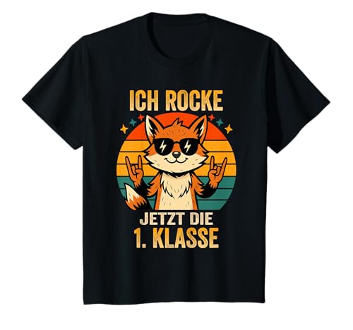 Kinder Ich Rocke Jetzt Die 1. Klasse Einschulung 2025 T-Shirt von Schulanfang 1. Klasse Einschulung Schulkind 2025