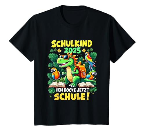 Einschulung 2025 Schulstart 1. Klasse Dino T-Rex Jungs T-Shirt Einschulung 2025 Schulstart 1. Klasse Dino T-Rex Jungs T-Shirt von Schulanfang Einschulungsgeschenke Jungen Mädchen