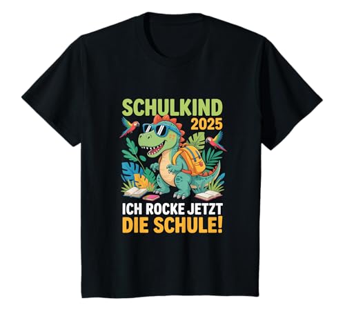Einschulung 2025 Schulstart 1. Klasse Dino T-Rex Jungs T-Shirt Einschulung 2025 Schulstart 1. Klasse Dino T-Rex Jungs T-Shirt von Schulanfang Einschulungsgeschenke Jungen Mädchen