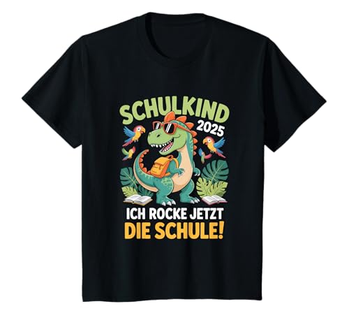 Einschulung 2025 Schulstart 1. Klasse Dino T-Rex Jungs T-Shirt Einschulung 2025 Schulstart 1. Klasse Dino T-Rex Jungs T-Shirt von Schulanfang Einschulungsgeschenke Jungen Mädchen