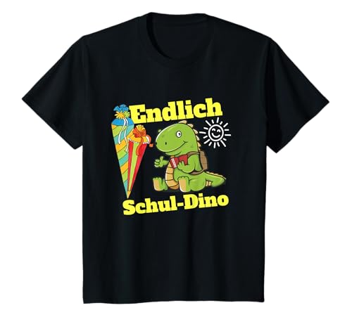 Endlich Schul-Dino - Geschenk für Jungen - Einschulung T-Shirt von Schulanfang Geschenke by KenoTees