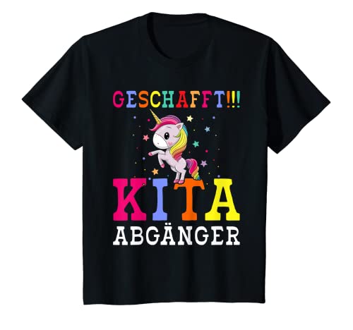 Kinder Kindergarten Abschied Schulkind Kita Abgänger Mädchen T-Shirt von Schulanfang Schulkind Einschulung Mädchen Geschenk