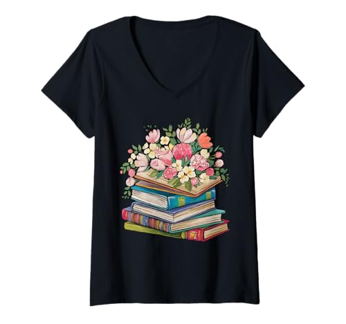 Damen Schulanfang Tshirt Kinder Schüler Schule Lehrer Teacher T-Shirt mit V-Ausschnitt von Schulanfang Tshirt Herren Damen Schule Schüler
