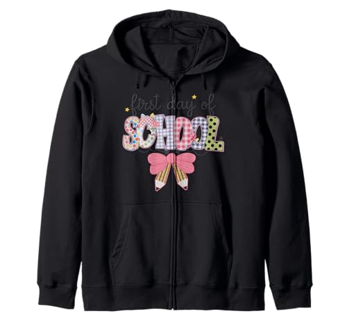 Schulanfang Tshirt Kinder Schüler Schule Lehrer Teacher Kapuzenjacke von Schulanfang Tshirt Herren Damen Schule Schüler