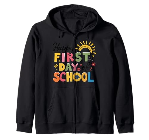 Schulanfang Tshirt Kinder Schüler Schule Lehrer Teacher Kapuzenjacke von Schulanfang Tshirt Herren Damen Schule Schüler