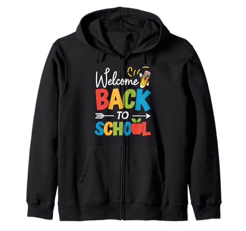 Schulanfang Tshirt Kinder Schüler Schule Lehrer Teacher Kapuzenjacke von Schulanfang Tshirt Herren Damen Schule Schüler