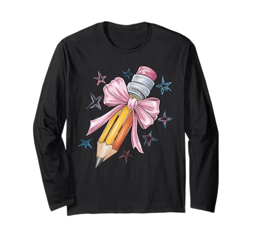 Schulanfang Tshirt Kinder Schüler Schule Lehrer Teacher Langarmshirt von Schulanfang Tshirt Herren Damen Schule Schüler