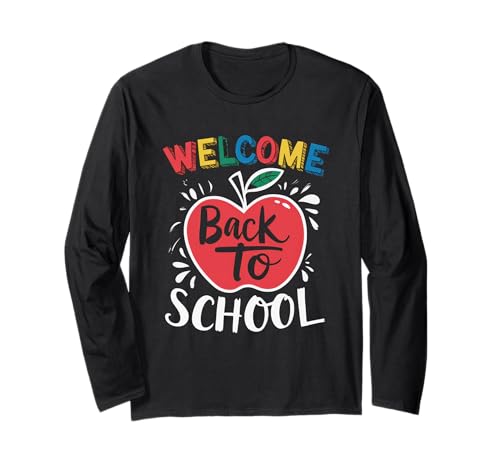 Schulanfang Tshirt Kinder Schüler Schule Lehrer Teacher Langarmshirt von Schulanfang Tshirt Herren Damen Schule Schüler